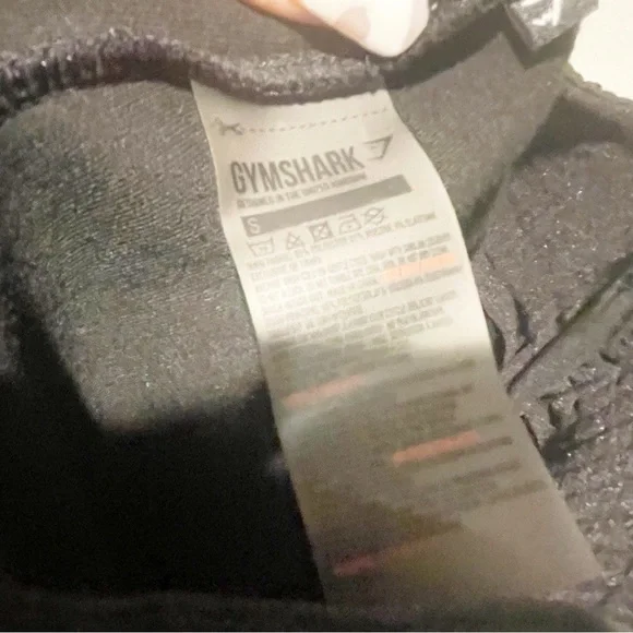 Gymshark Size Small Black Ruched Cropped Jogger Athletic Workout Gym - Picture 4 of 6